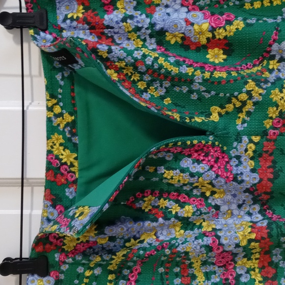 💐Talbots💐 - Green/Multi Floral Pencil Skirt - Picture 8 of 13